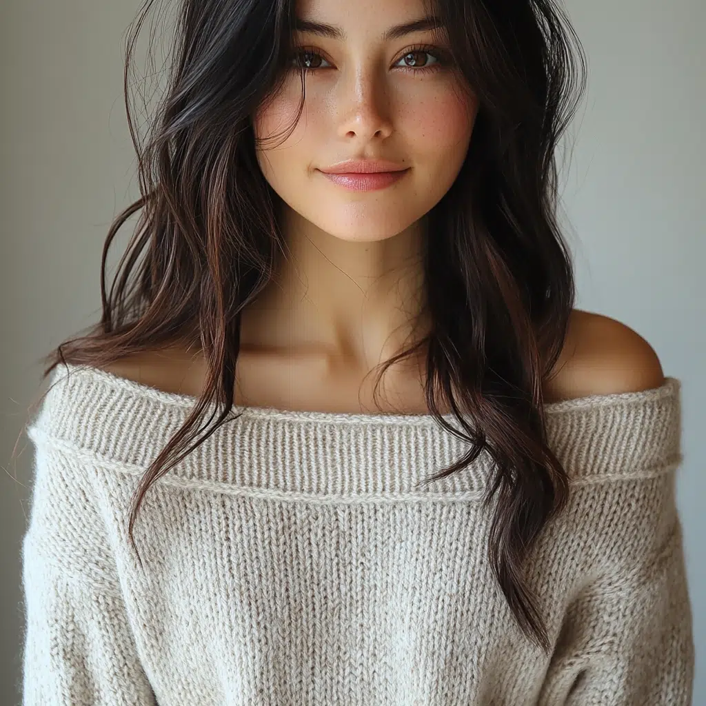 off shoulder sweater